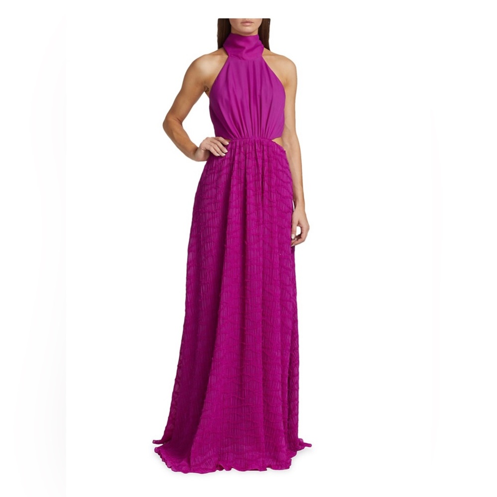 Monique Lhullier Violet Wedding Guest / Bridesmaid Dress [Worn Once]